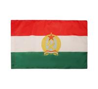 BANDIERA REPUBBLICA POPOLARE D'UNGHERIA 1949-1956 150x90cm - BANDIERA UNGHERESE ANTICA 90 x 150 cm foro per asta - AZ FLAG
