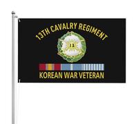 Bandiera Resistente Alle Intemperie Bandiere Da Giardino 13Th Cavalry Regiment Korean War Veteran Decorative Bandierine Per Esterno Giardino Decorazione 90X150Cm