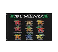 Bandiera Resistente Alle Intemperie Bandierine Pi In The Sky 3.14 Math Teacher Student Pi Day Doppia Cucitura Bandiere Per Decorazione Interno Bar 90X150Cm