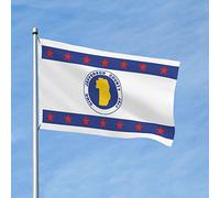 Bandiera Resistente Alle Intemperie, Flag Of Jefferson County Ohio Con Occhielli Bandiere Da Giardino Per Conferenza Ristoranti Bandierine Della Decorazione 90X150Cm
