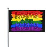Bandiera Resistente Alle Intemperie, Lgbt Rights Are Human Rights Flag Lbgt Transgender Resistente Allo Scolorimento Bandiere Da Giardino Per All'Aperto Celebrazione Flag 90X150Cm