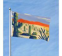 Bandiera Resistente Alle Intemperie, Saguaro National Park With The Giant Saguaro Cactus Con Occhielli Bandiere Da Giardino Per Bar Conferenza Bandierine 90X150Cm