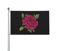 Bandiera Resistente Allo Scolorimento, A Beautiful Roses Resistente Alle Intemperie Bandiere Da Giardino Per Conferenza Esterno Flag 90X150Cm