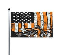 Bandiera Resistente Allo Scolorimento Bandiere Motocross Dirt Bike Motocycle American Doppia Cucitura Flag Per Balcone Decorazione Celebrazione 90X150Cm