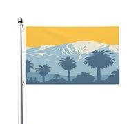 Bandiera Resistente Allo Scolorimento, San Gabriel Mountains National Monument In Angeles Poliestere Bandiere Per Decorazione Ristoranti Flag 90X150Cm