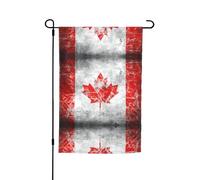 Bandiera retrò Canada Pavilion bandiere con motivi, bandiere verticali da patio, adatte per balcone, giardino e portico.