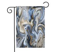 Bandiera Retro Vintage Material Marble Stone Interior Rock Texture Granite Abstract Mottled Design Colori Vivaci Stagione Bandiera, Per Eventi, Balcone, 30x45cm