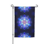 Bandiera rettangolare Mandala 45 x 30 cm per esterni in poliestere bandiera esterna perfetta per la decorazione del giardino o del patio