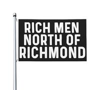 Bandiera Richmen Norths Of Richmond per camera da letto per adolescenti, decorazione da parete con bandiere vintage su due lati per la camera dei ragazzi, 9,1 x 1,5 m, arazzo Richmen Norths Of Richmo