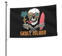 Bandiera Rinforzo Bandiere Beach Srull Is Land Classica Striscioni Di Bunting Per Parata Celebrazione Conferenza 90X150Cm