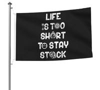Bandiera Rinforzo Bandiere Car Life Is Too Short To Stay Stock Stampa Flag Per Esterno Bar Ristoranti 90X150Cm