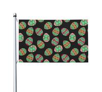 Bandiera Rinforzo Bandiere Easter Green Eggs Stampa Flag Per Giardino Esterno Bar 90X150Cm