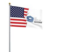 Bandiera Rinforzo, United States Department Of Defense Logo And America Resistente Allo Scolorimento Bandiere Per Interno Parata Bandierine Della Decorazione 90X150Cm