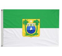 Bandiera Rio Grande do Norte con occhielli - fatta a mano nel Regno Unito