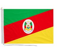 Bandiera Rio Grande do Sul con corda e levetta - fatta a mano nel Regno Unito