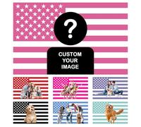 Bandiera rosa personalizzata 9,6 x 1,5 m, bandiere divertenti personalizzate Progetta la tua immagine Logo Testo foto Testo singolo/doppio lato personalizzato bandiera arazzo per camera da letto