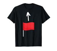 Bandiera Rossa Divertente e Caratteristiche tossiche Bandiere Rosse Maglietta