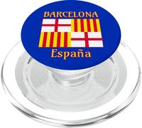 Bandiera Rosso Bianco Giallo Barcellona Spagna PopSockets PopGrip per MagSafe