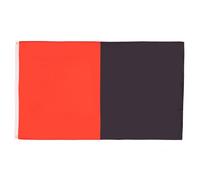 BANDIERA ROSSO E NERO 90x60cm - BANDIERA ROSSA E NERA 60 x 90 cm - AZ FLAG