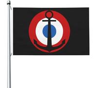 Bandiera Roundel Of The French Fleet Arm Stagione Bandiera Decorazione Rinforzata Striscione All'Aperto, Per All'Aperto Al Coperto, Balcone, Feste Strada, 90x150cm