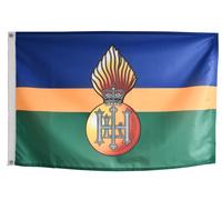 Bandiera Royal Highland Fusiliers dell'esercito britannico con occhielli -...