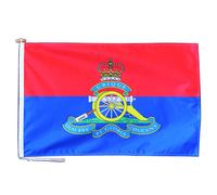 Bandiera Royal Regiment of Artillery British Army con corda e levetta - varie...