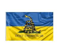 Bandiera russa contro la guerra USA Ucraina supporto bandiera 0,9 x 1,5 m - resistente allo sbiadimento UV doppia stampa e doppia cucitura banner in poliestere 150D (protesta contro la guerra)