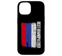 Bandiera russa del miglior nonno di sempre Custodia per iPhone 14