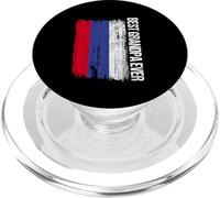 Bandiera russa del miglior nonno di sempre PopSockets PopGrip per MagSafe