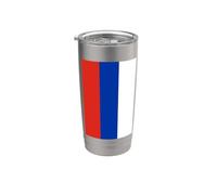 Bandiera russa della Russia Bicchiere termico in acciaio inox doppia parete