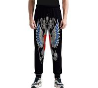 Bandiera Russa Stemma Russo Pantaloni Casual Uomo Leggero Asciugatura Rapida Allenamento Sport All'aperto Pantaloni Della Tuta, Stile 7, 3XL