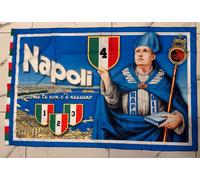 Bandiera San Gennaro 140x100 NAPOLI Campione D’Italia 4º Scudetto 2025 McTominay
