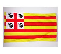 AZ FLAG Bandiera Sardegna Aragonese 150x90cm - Bandiera SARDA - ARAGONA 90 x 150 cm Foro per Asta