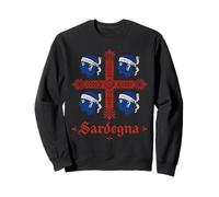 Bandiera Sardegna Quattro Mori Sardegna Orgoglio Italia Design Felpa