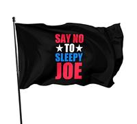 Bandiera Say No to Sleepy Joe 3x5 piedi Bandiere da muro dai colori vivaci e resistenti allo sbiadimento UV per esterni ed interni