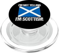 Bandiera scozzese con scritta "I'm Not Yelling I'm Scottish Country Flag Scotland Retro PopSockets PopGrip per MagSafe