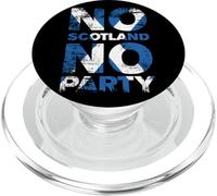 Bandiera scozzese per fan della Scozia Retro No Scotland No Party PopSockets PopGrip per MagSafe