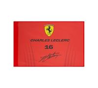 Bandiera Scuderia Ferrari F1 Charles Leclerc - Rosso - 90 x 60 cm
