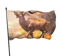 Bandiera Sheep Colore Vivido Bannière Poliestere Garden Flag Per Conferenza Parata Home 90X150Cm