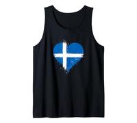 Bandiera Shetland Isles per Expat o Orgoglio Shetland Scozia Canotta