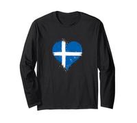 Bandiera Shetland Isles per Expat o Orgoglio Shetland Scozia Maglia a Manica