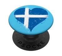 Bandiera Shetland Isles per Expat o Orgoglio Shetland Scozia PopSockets PopGrip Adesivo