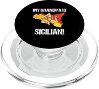 Bandiera Siciliana Pride My Grandpa Is Sicilia Sicilia PopSockets PopGrip per MagSafe