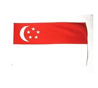 BANDIERA SINGAPORE 90x60cm - BANDIERA SINGAPORIANA 60 x 90 cm - AZ FLAG
