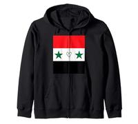 Bandiera Siria Cuore Siriano Orgoglioso Patrimonio Identità Nazionale Felpa con Cappuccio