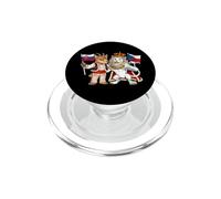 Bandiera Slovacchia Repubblica Ceca Radici slovacche Ceca PopSockets PopGrip per MagSafe