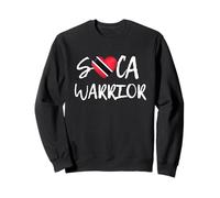 Bandiera Soca Warrior Trinidad e Tobago Trini Pride Soca Music Felpa
