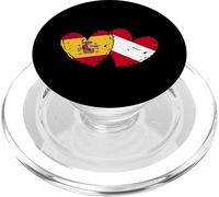 Bandiera Spagna Austria Cuore Spagna Austria Amicizia PopSockets PopGrip per MagSafe