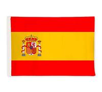 Bandiera Spagna, Bandiera Nazionale Spagnola, Misura 145X90cm, Tessuto Poliestere Con Passante Per L'Asta (Spain)