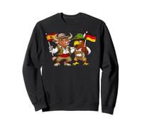 Bandiera Spagna Germania Radici Spagnolo-Tedesche eredità Felpa